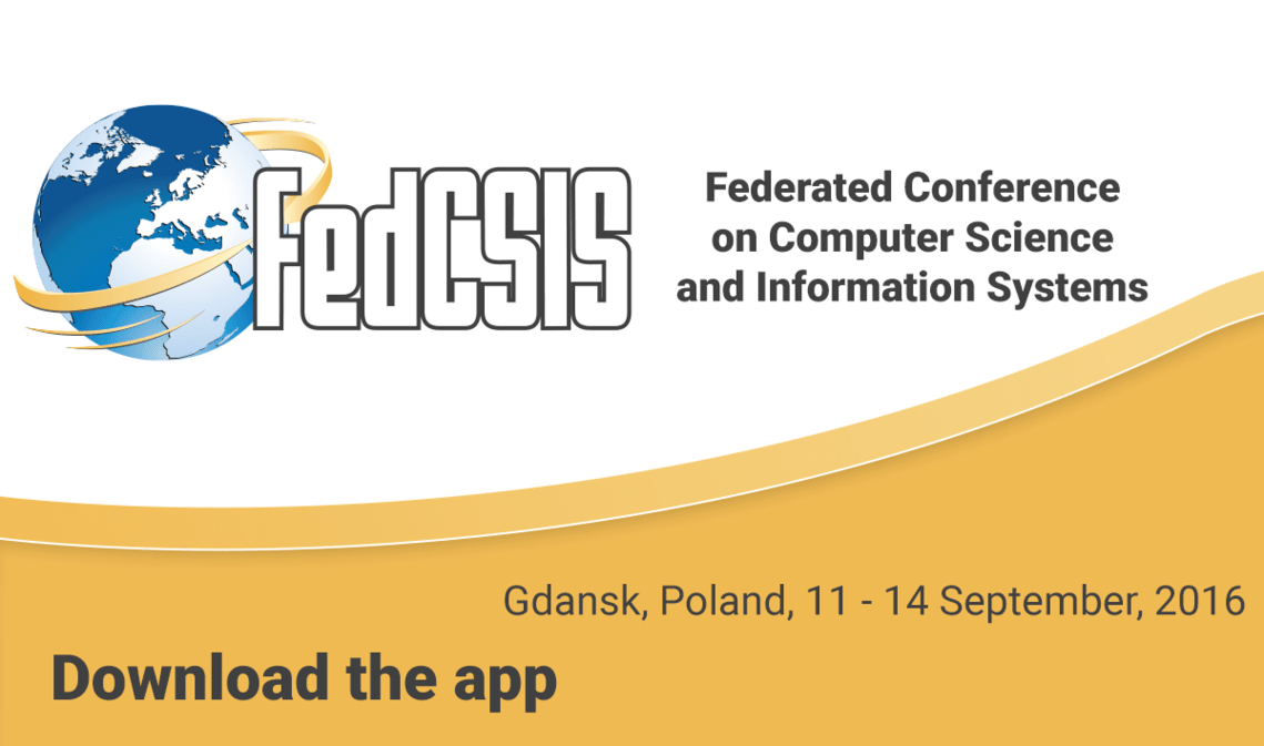 Blog - Aplikacja konferencyjna Federated Conference on Computer Science and Information Systems